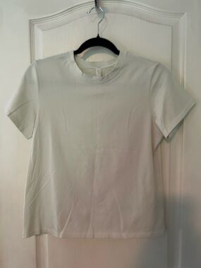 Skims Women's Short-Sleeve Crewneck Top in Bone